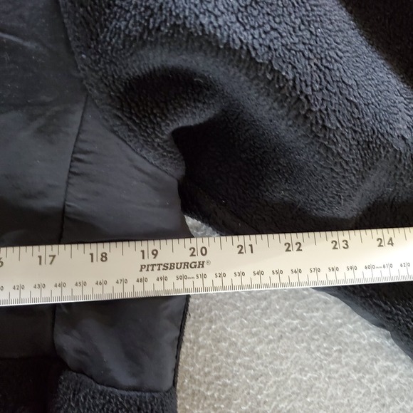 The North Face Women Jacket‎ Small Black Polartec Logo Full Zip Mock Neck - Picture 5 of 9